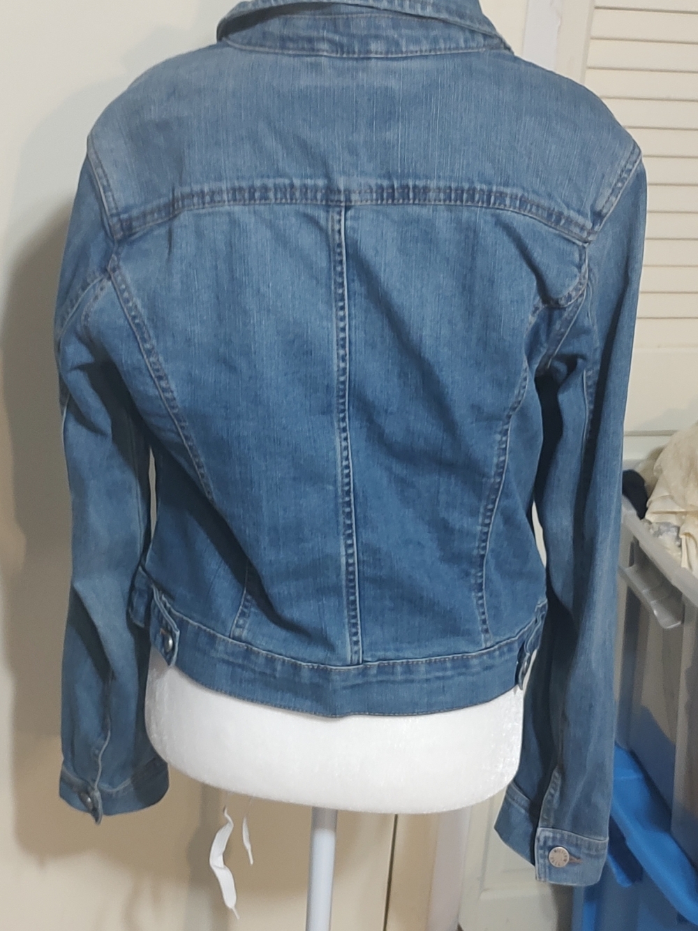 William Rast Medium Blue Denim Jacket - Picture 3 of 4